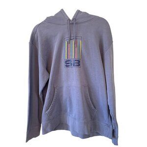 Nike SB Hoodie Sweatshirt Purple Blue - Men's Size Medium